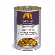 Load image into Gallery viewer, Weruva Steak Frites with Beef, Pumpkin &amp; Sweet Potato in Gravy Canned Dog Food