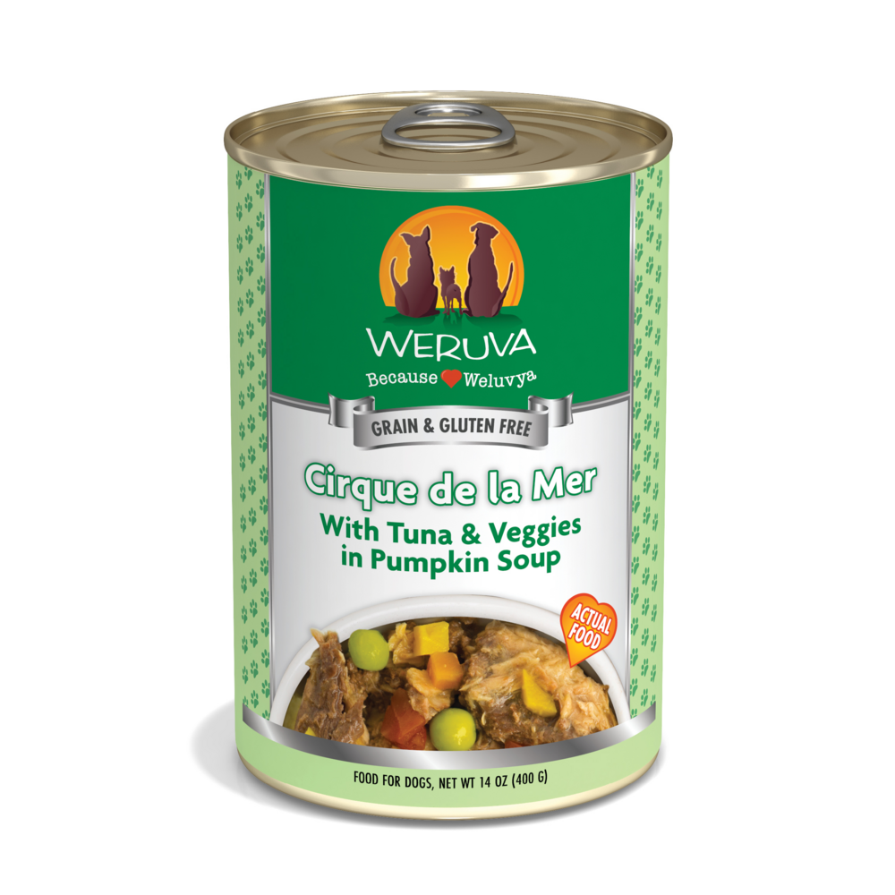 
                  
                    Weruva Cirque de la Mer with Tuna & Veggies in Pumpkin Soup Canned Dog Food
                  
                