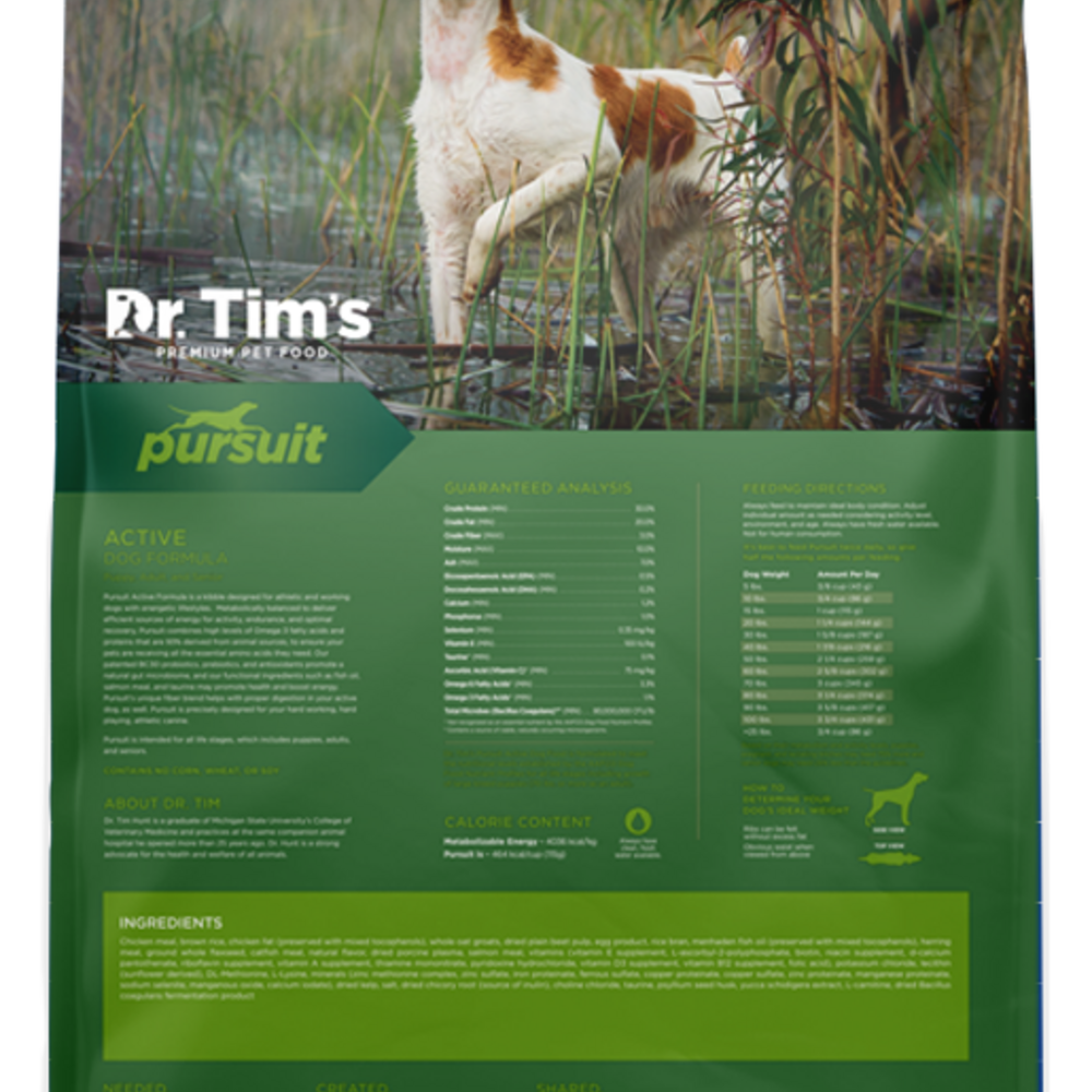 
                  
                    Dr. Tim's Pursuit Active Dry Dog Food
                  
                