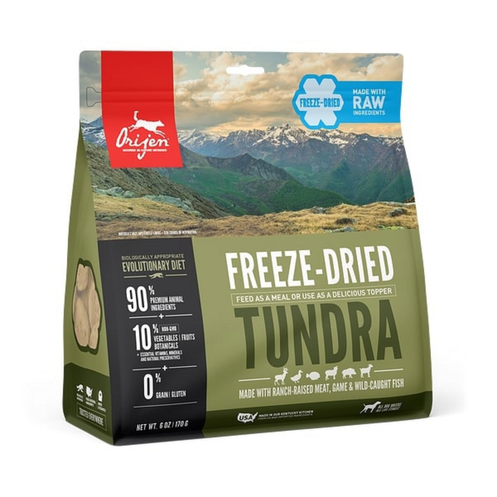 
                  
                    ORIJEN Grain Free Tundra Adult Freeze Dried Dog Food
                  
                