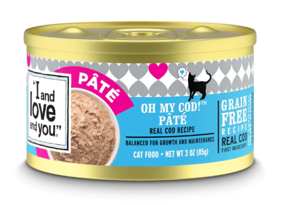 
                  
                    I and Love and You Oh My Cod Pate Grain Free Recipe Canned Cat Food
                  
                