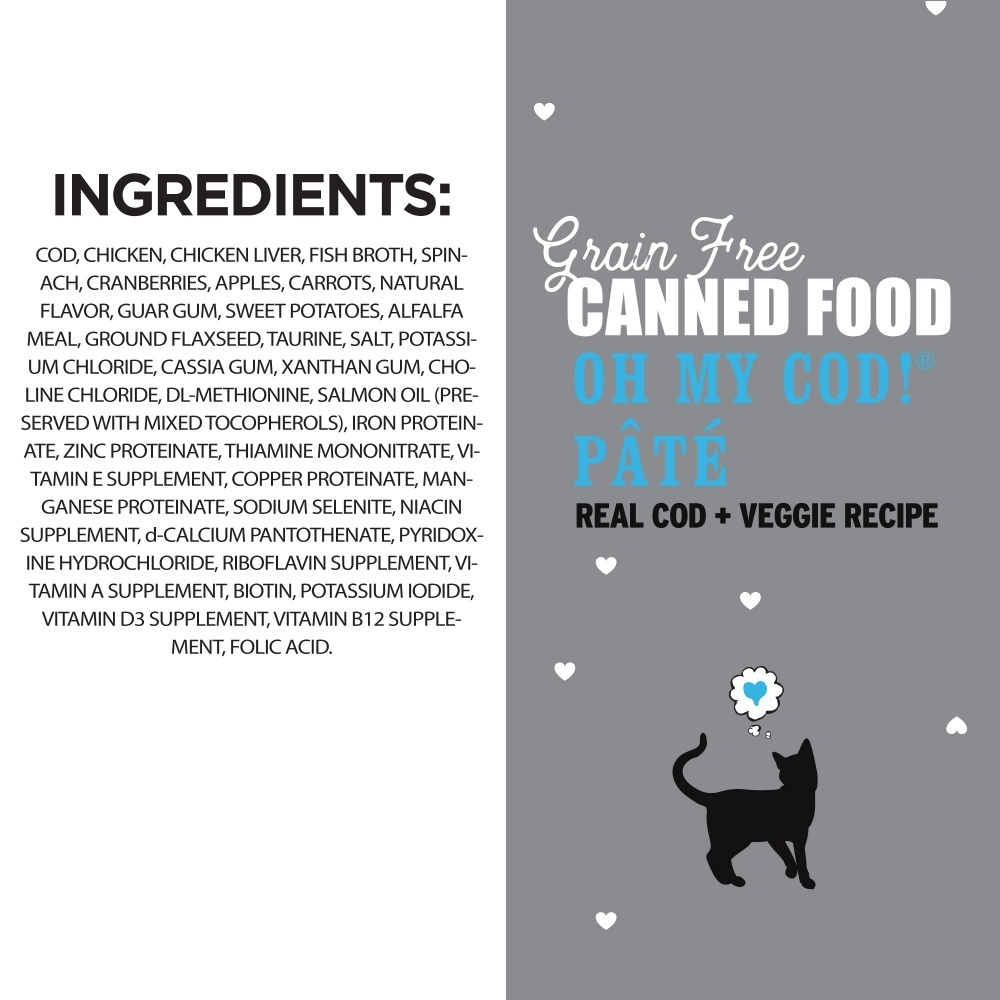 
                  
                    I and Love and You Oh My Cod Pate Grain Free Recipe Canned Cat Food
                  
                