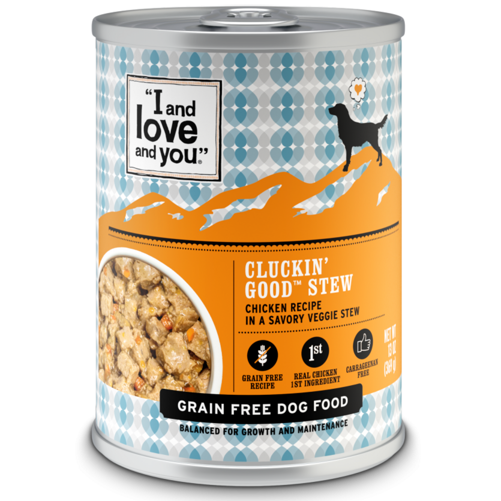 I and Love and You Grain Free Clucking Good Stew Canned Dog Food