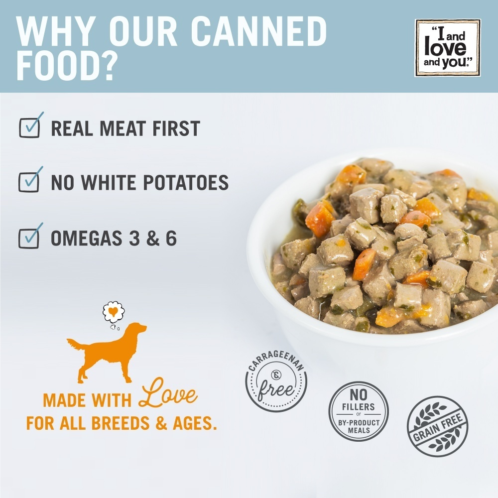 
                  
                    I and Love and You Grain Free Clucking Good Stew Canned Dog Food
                  
                