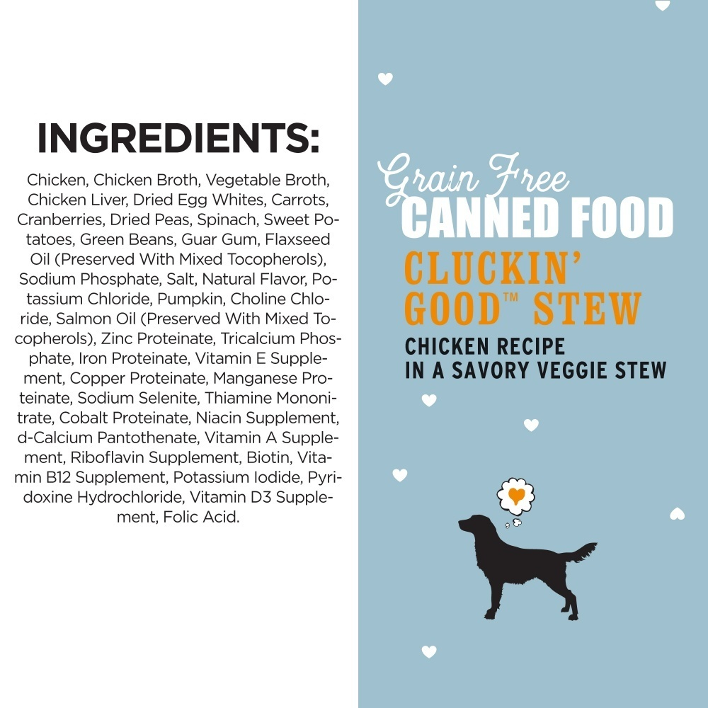 
                  
                    I and Love and You Grain Free Clucking Good Stew Canned Dog Food
                  
                