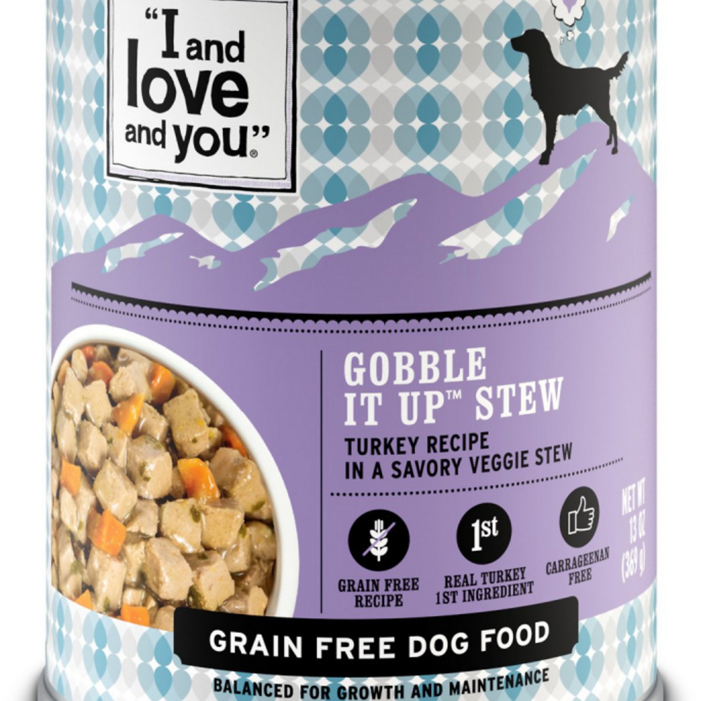 I and Love and You Grain Free Gobble It Up Stew Canned Dog Food