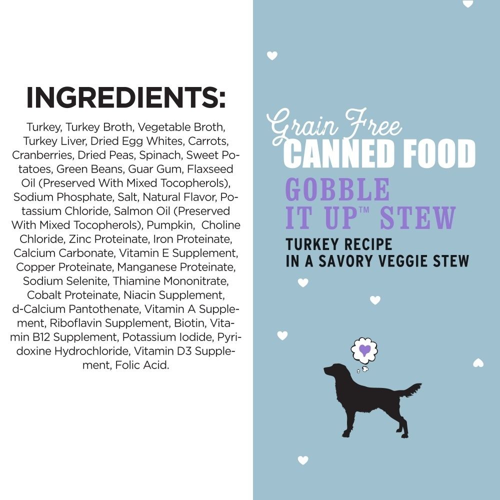 
                  
                    I and Love and You Grain Free Gobble It Up Stew Canned Dog Food
                  
                