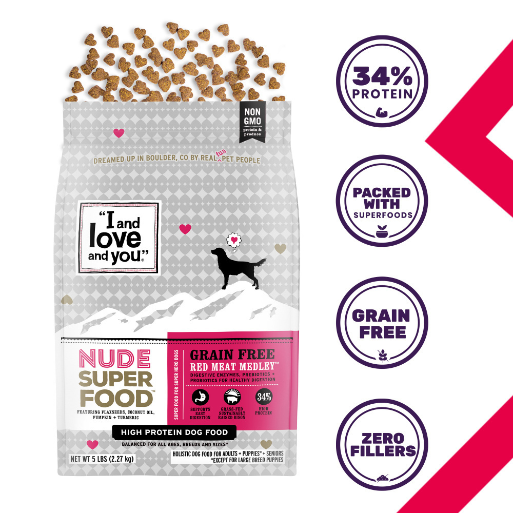 
                  
                    I and Love and You Grain Free Nude Super Food Red Meat Medley Dry Dog Food
                  
                