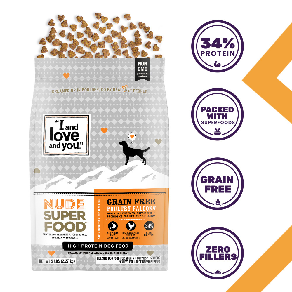 
                  
                    I and Love and You Grain Free Nude Super Food Poultry Palooza Dry Dog Food
                  
                