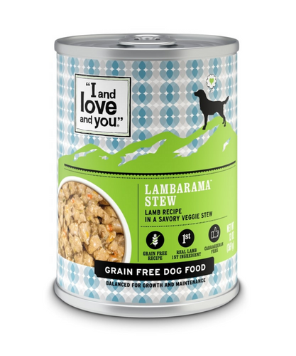 I And Love And You Grain Free Lambarama Stew Canned Dog Food