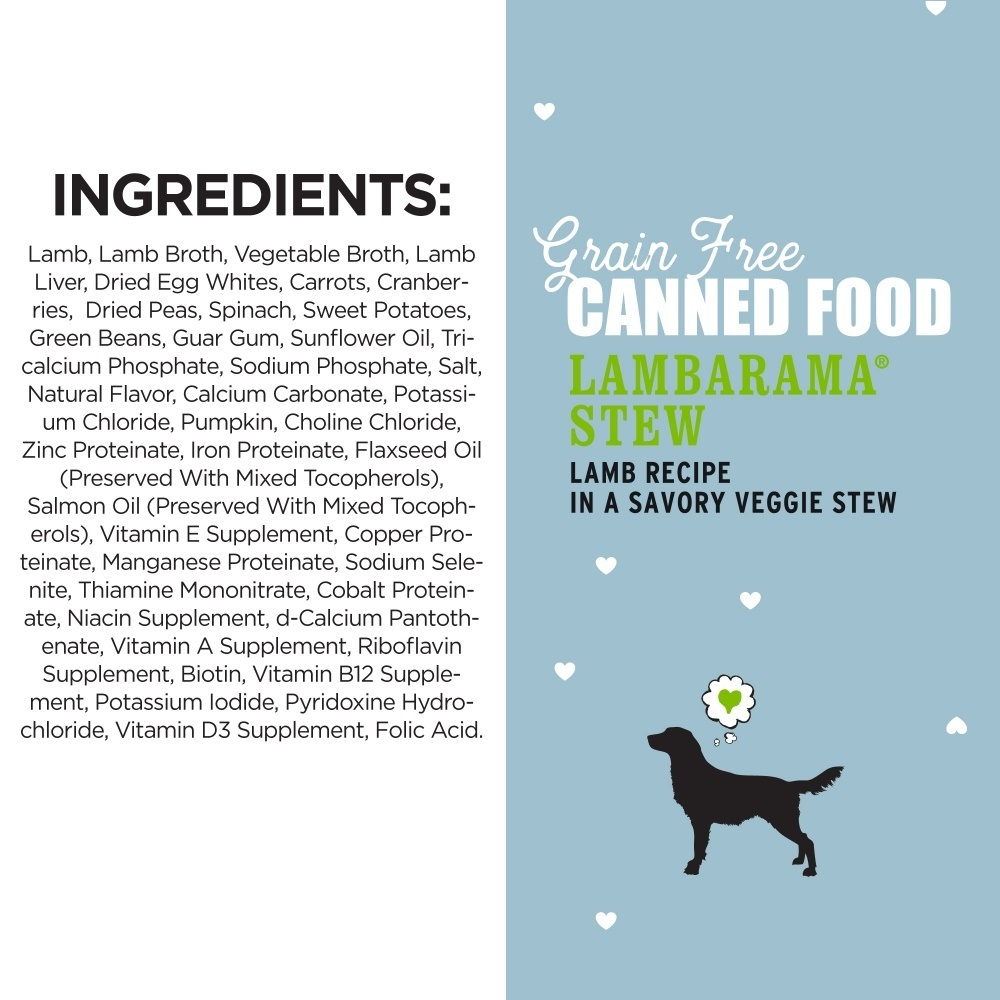 
                  
                    I And Love And You Grain Free Lambarama Stew Canned Dog Food
                  
                