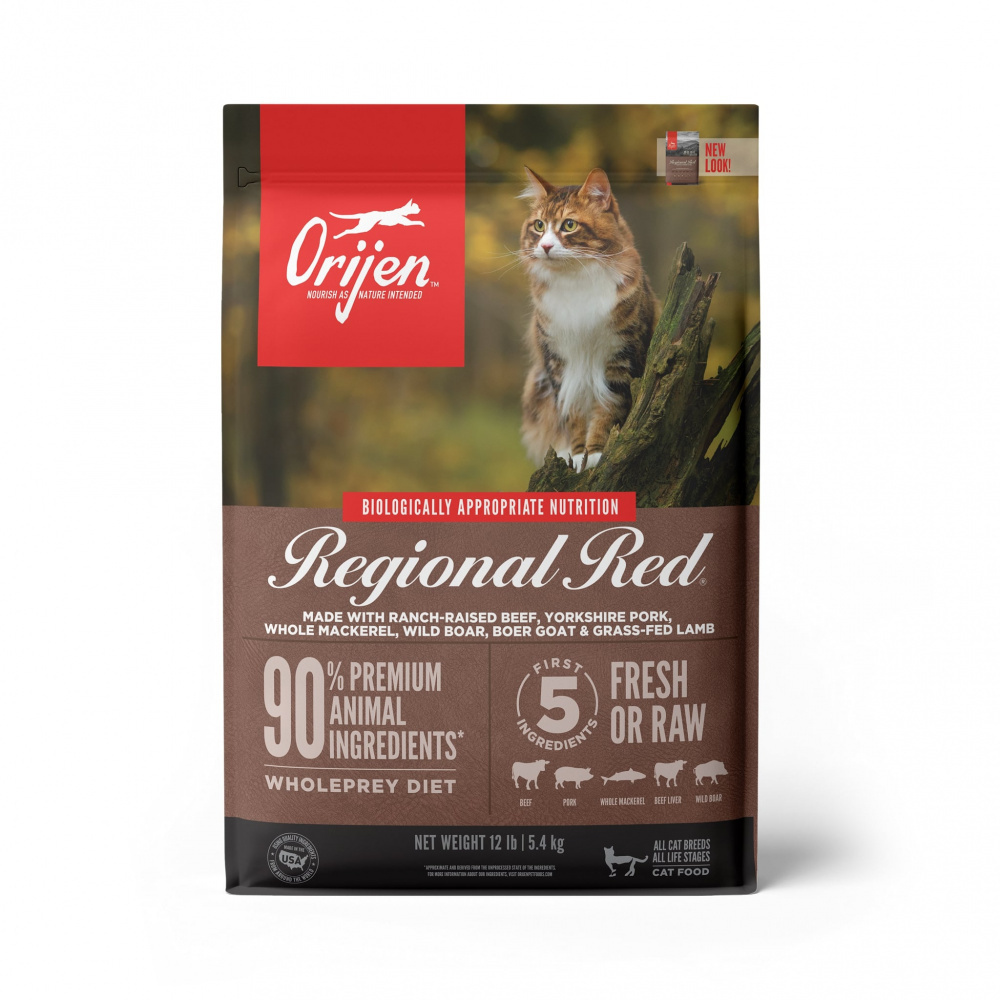 
                  
                    ORIJEN Grain Free Regional Red Dry Cat Food
                  
                