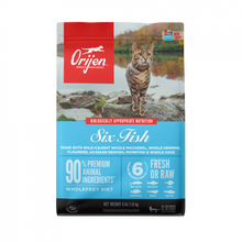 Load image into Gallery viewer, ORIJEN Grain Free Six Fish Dry Cat Food