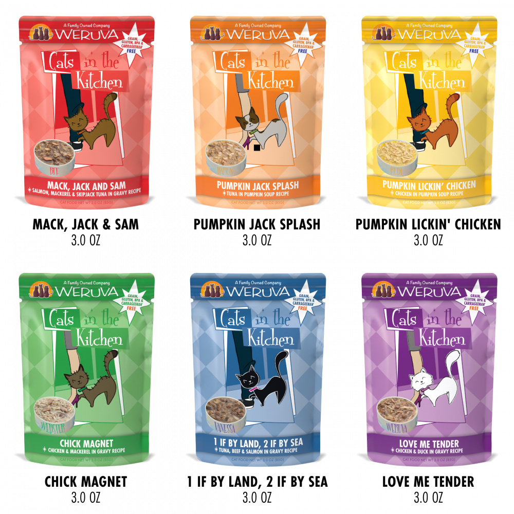 
                  
                    Weruva Grain Free Cats in the Kitchen Pouches Variety Pack
                  
                