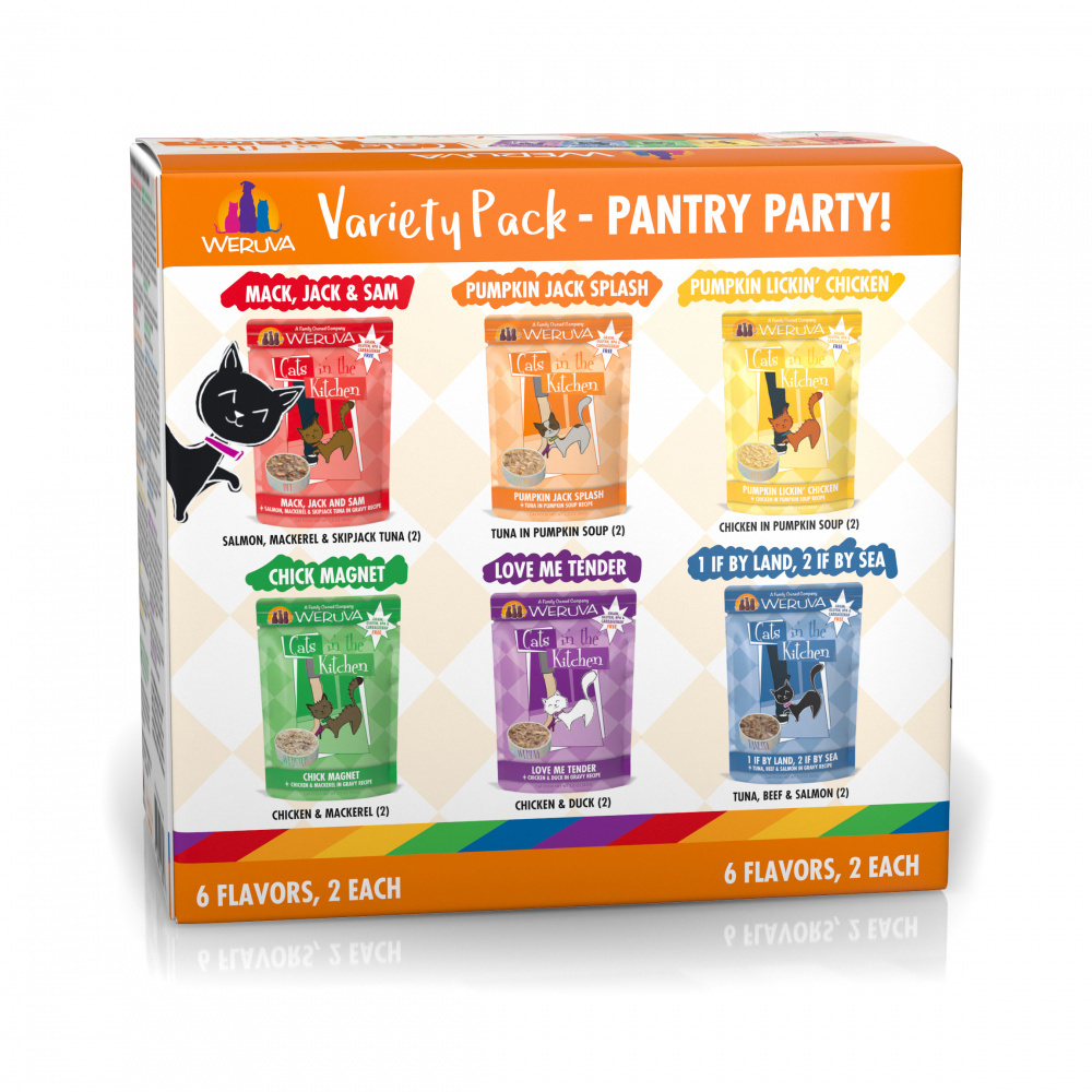 
                  
                    Weruva Grain Free Cats in the Kitchen Pouches Variety Pack
                  
                