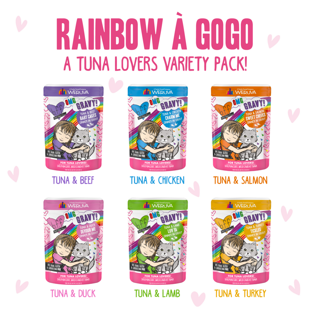 
                  
                    Weruva Grain Free BFF OMG Rainbow A Go Go Cat Variety Pouches Pack
                  
                