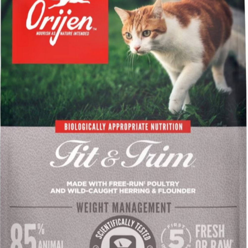 
                  
                    ORIJEN Grain Free Fit & Trim Dry Cat Food
                  
                