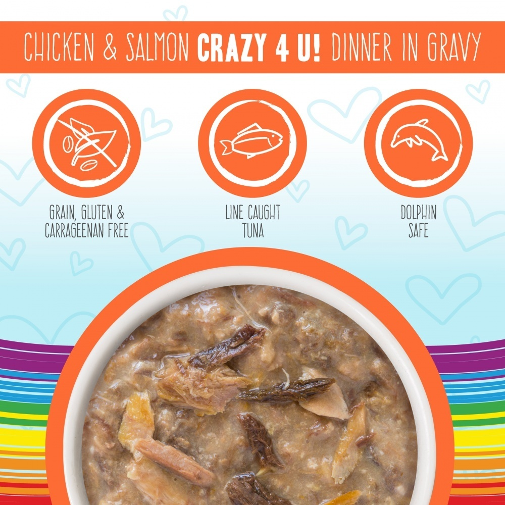 
                  
                    Weruva BFF Oh My Gravy Crazy 4 U Grain Free Chicken & Salmon in Gravy Canned Cat Food
                  
                