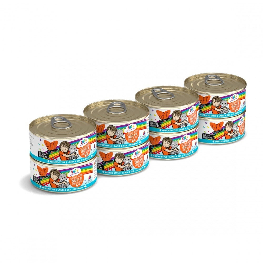 
                  
                    Weruva BFF Oh My Gravy Crazy 4 U Grain Free Chicken & Salmon in Gravy Canned Cat Food
                  
                