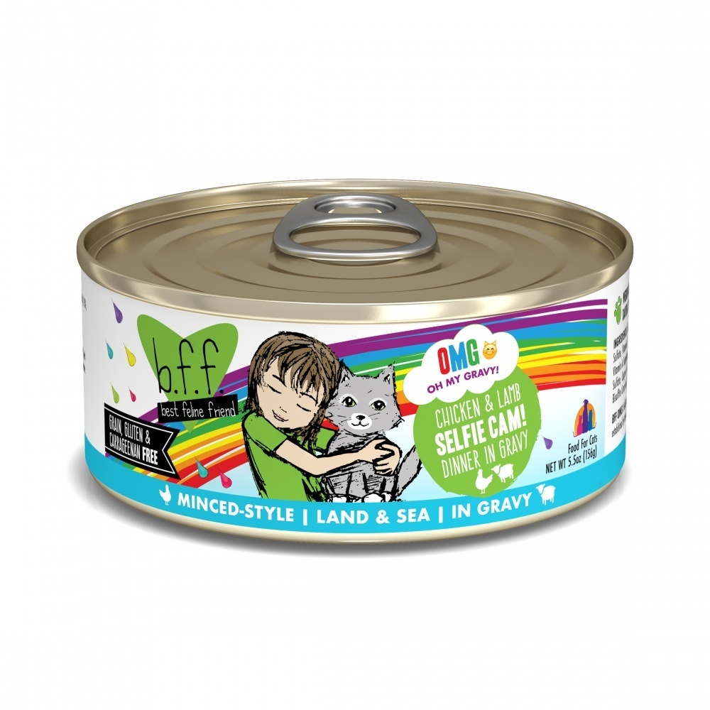 
                  
                    Weruva BFF Oh My Gravy Selfie Cam Grain Free Chicken & Lamb in Gravy Canned Cat Food
                  
                