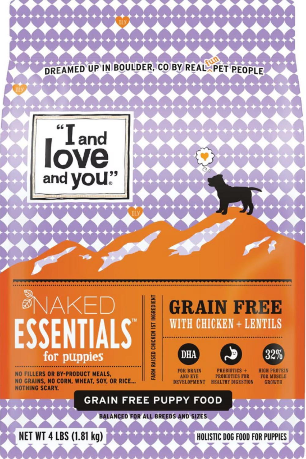 I and Love and You Naked Essentials Grain Free Puppy Recipe Dry Dog Food