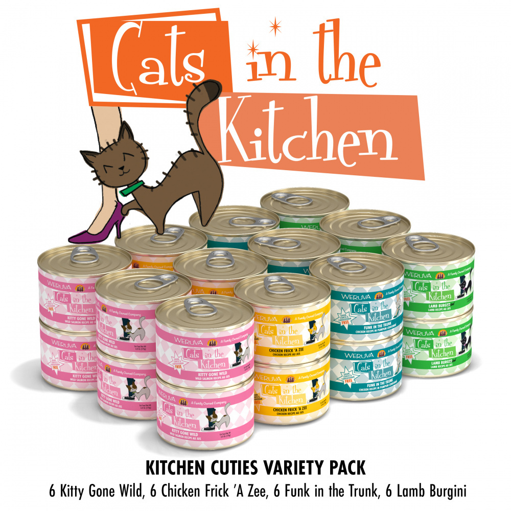 
                  
                    Weruva Cats in the Kitchen Grain Free Kitchen Cuties Variety Pack Canned Cat Food
                  
                