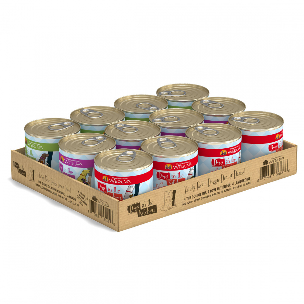 
                  
                    Weruva Dogs in the Kitchen Grain Free Doggie Dinner Dance! Variety Pack Canned Dog Food
                  
                