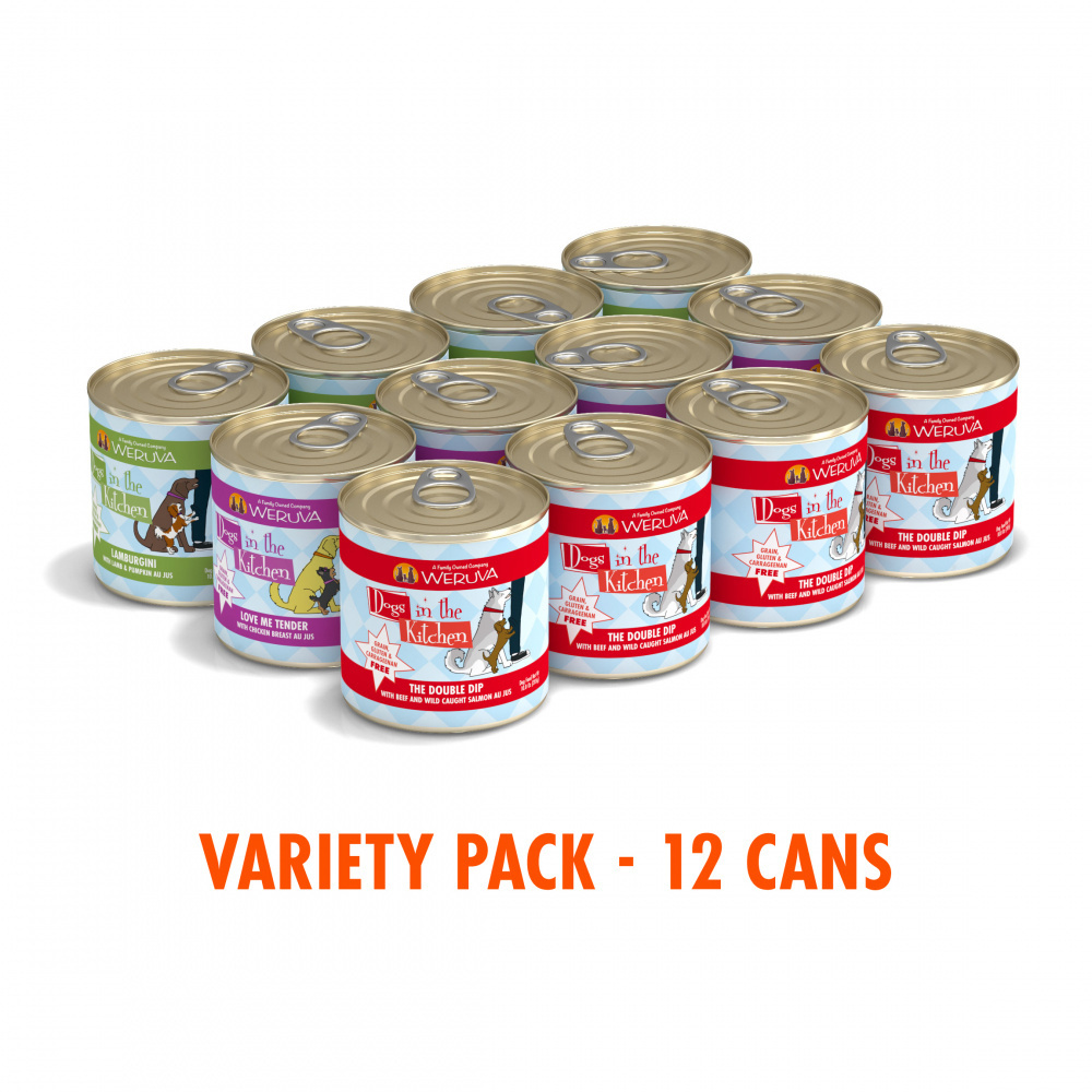 
                  
                    Weruva Dogs in the Kitchen Grain Free Doggie Dinner Dance! Variety Pack Canned Dog Food
                  
                