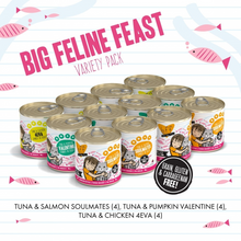 Load image into Gallery viewer, Weruva BFF Grain Free Big Feline Feast Canned Cat Food Variety Pack