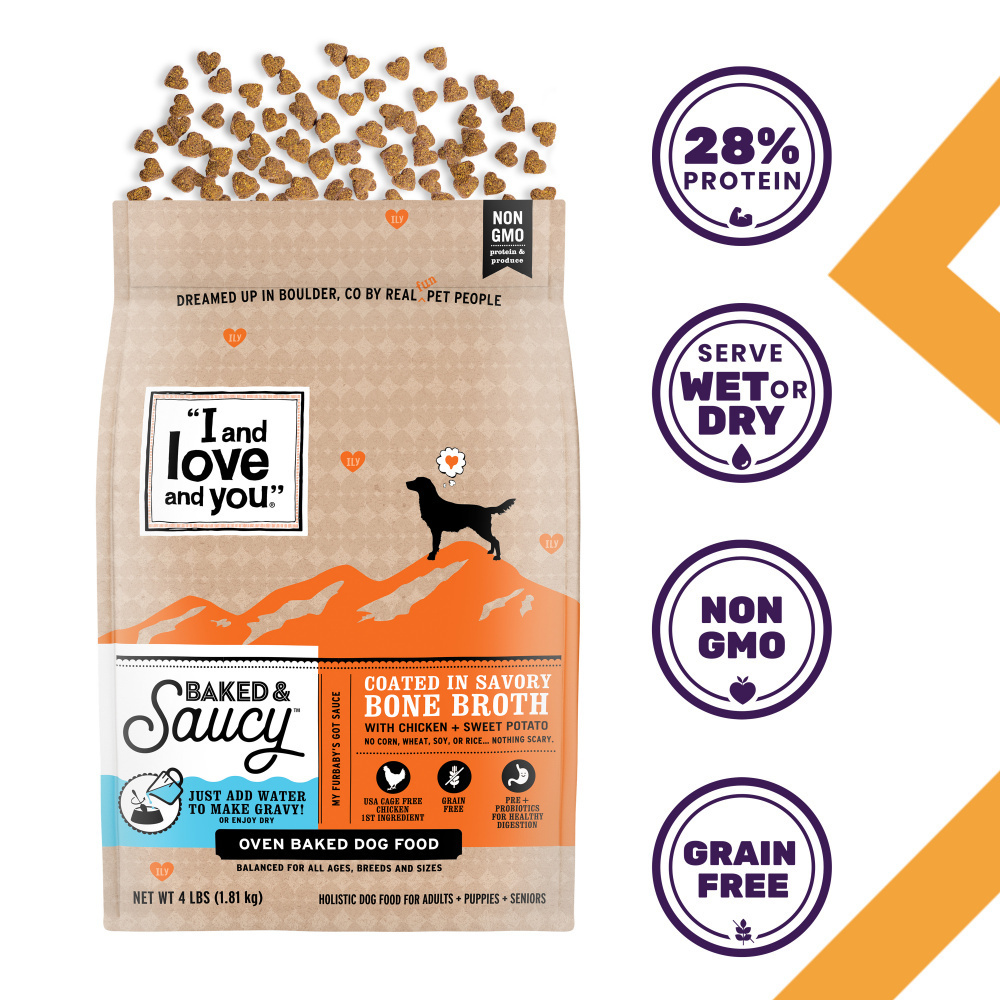 
                  
                    I and Love and You Baked & Saucy Chicken & Sweet Potato Dry Dog Food
                  
                