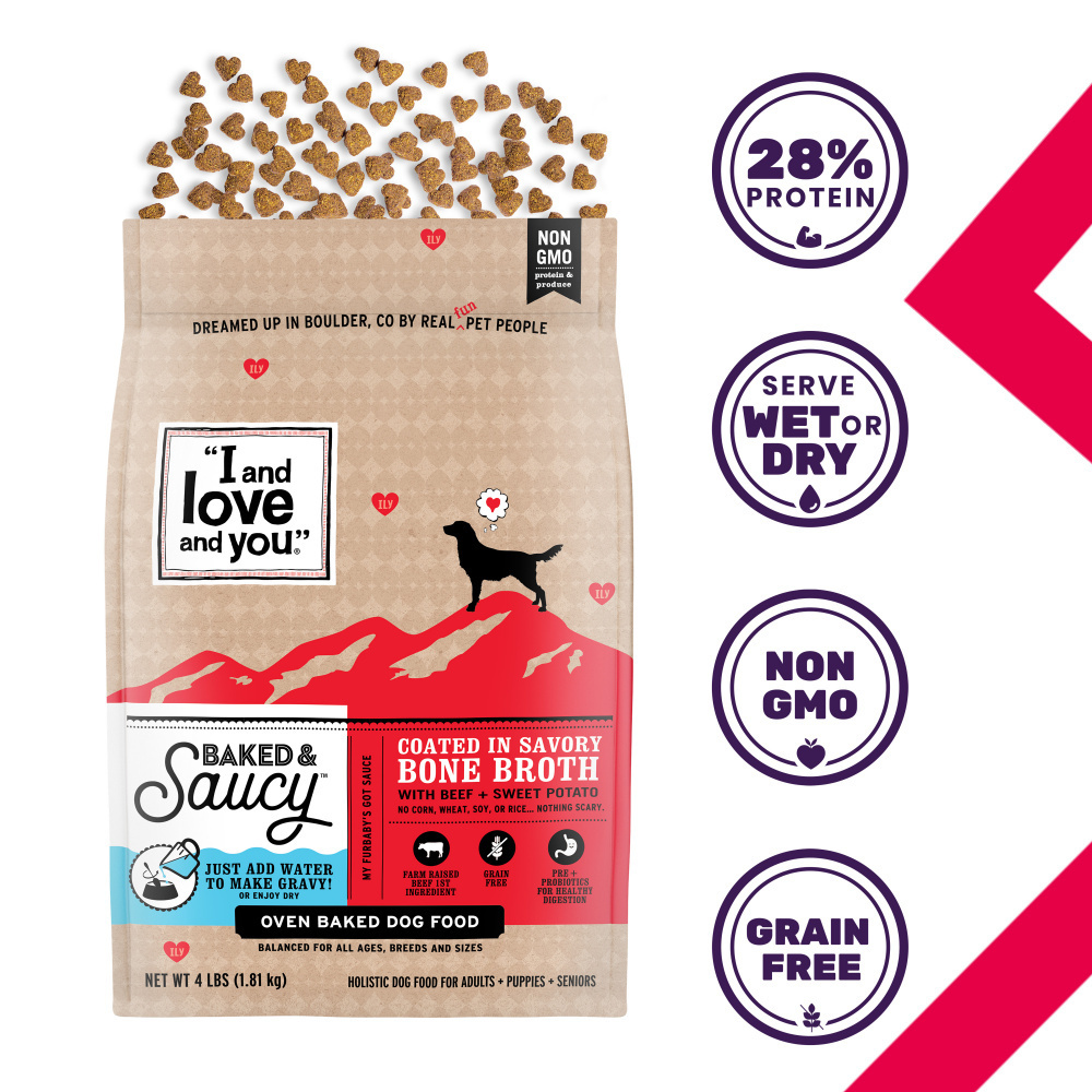 
                  
                    I and Love and You Baked & Saucy Beef & Sweet Potato Dry Dog Food
                  
                