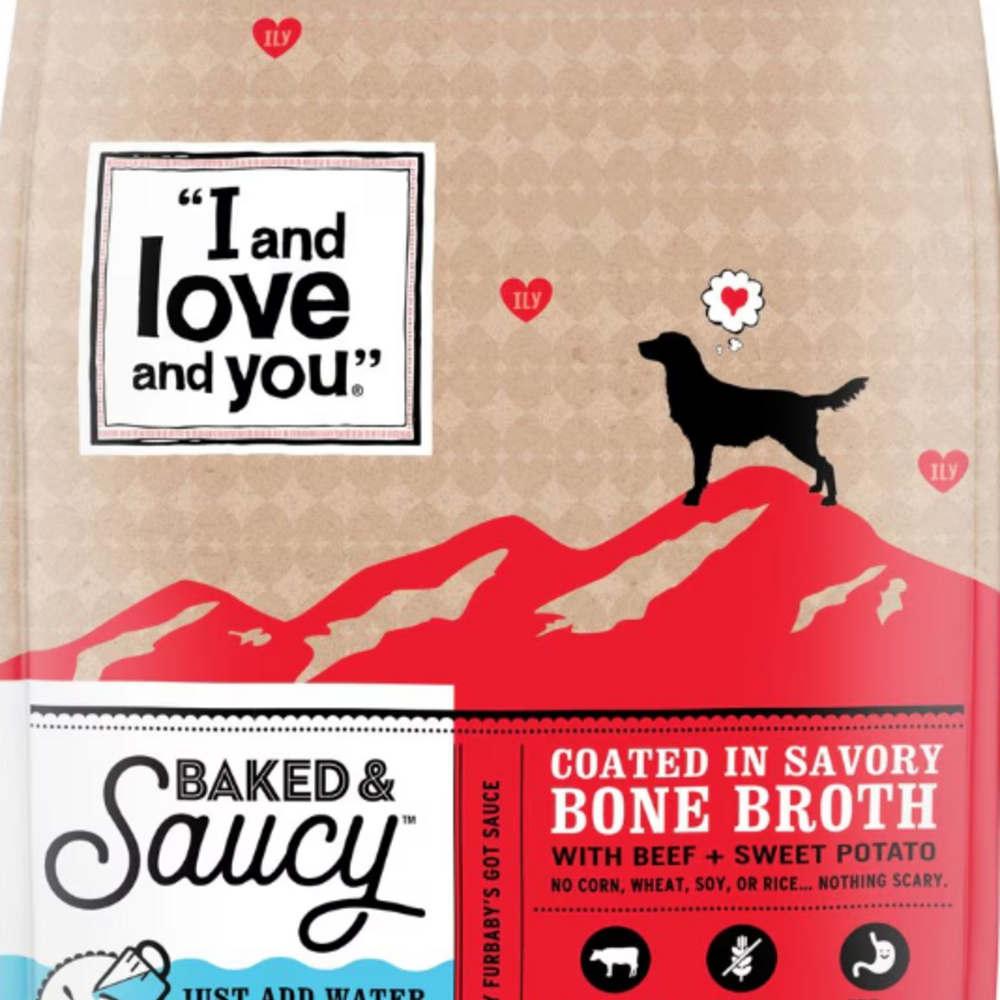 I and Love and You Baked & Saucy Beef & Sweet Potato Dry Dog Food