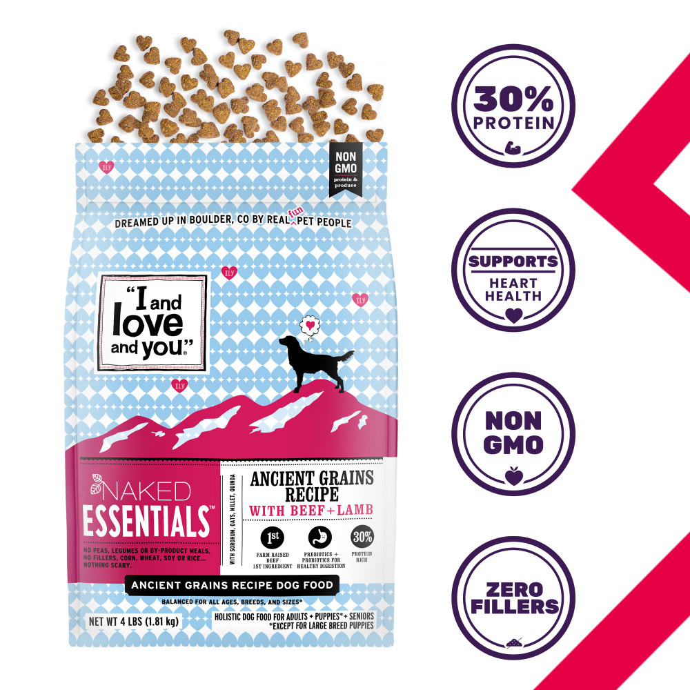 
                  
                    I and Love and You Naked Essentials Ancient Grains Beef & Lamb Recipe Dry Dog Food
                  
                