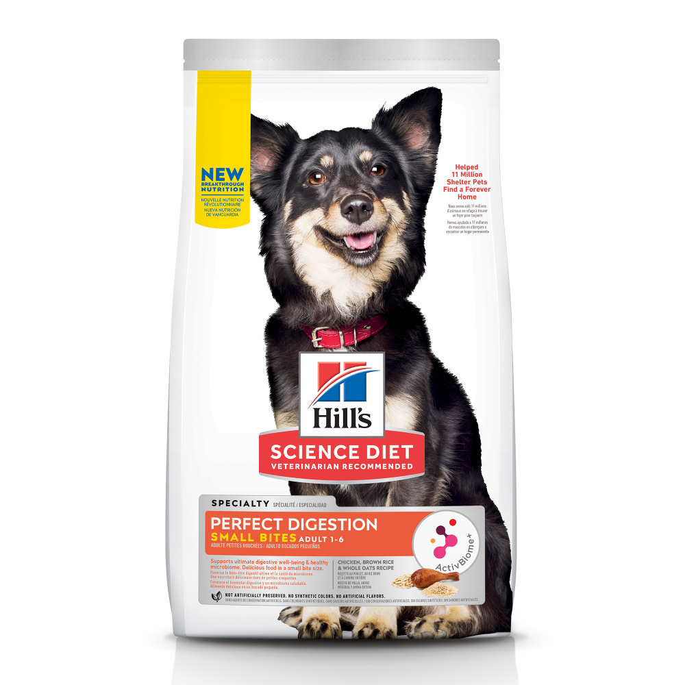 
                  
                    Hill's Science Diet Adult Perfect Digestion SM Bites Chicken, Brown Rice & Whole Oats Recipe Dry Dog Food
                  
                