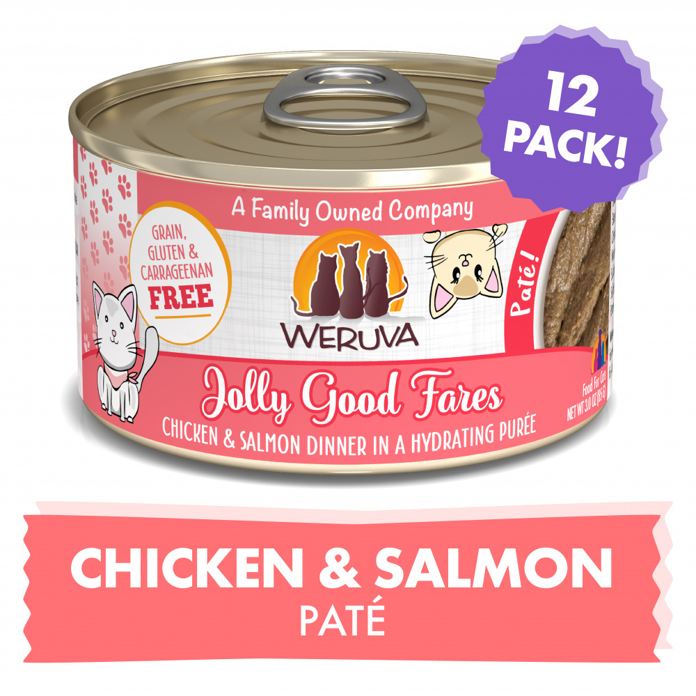 
                  
                    Weruva Classic Cat Pate Jolly Good Fares with Chicken & Salmon Canned Cat Food
                  
                