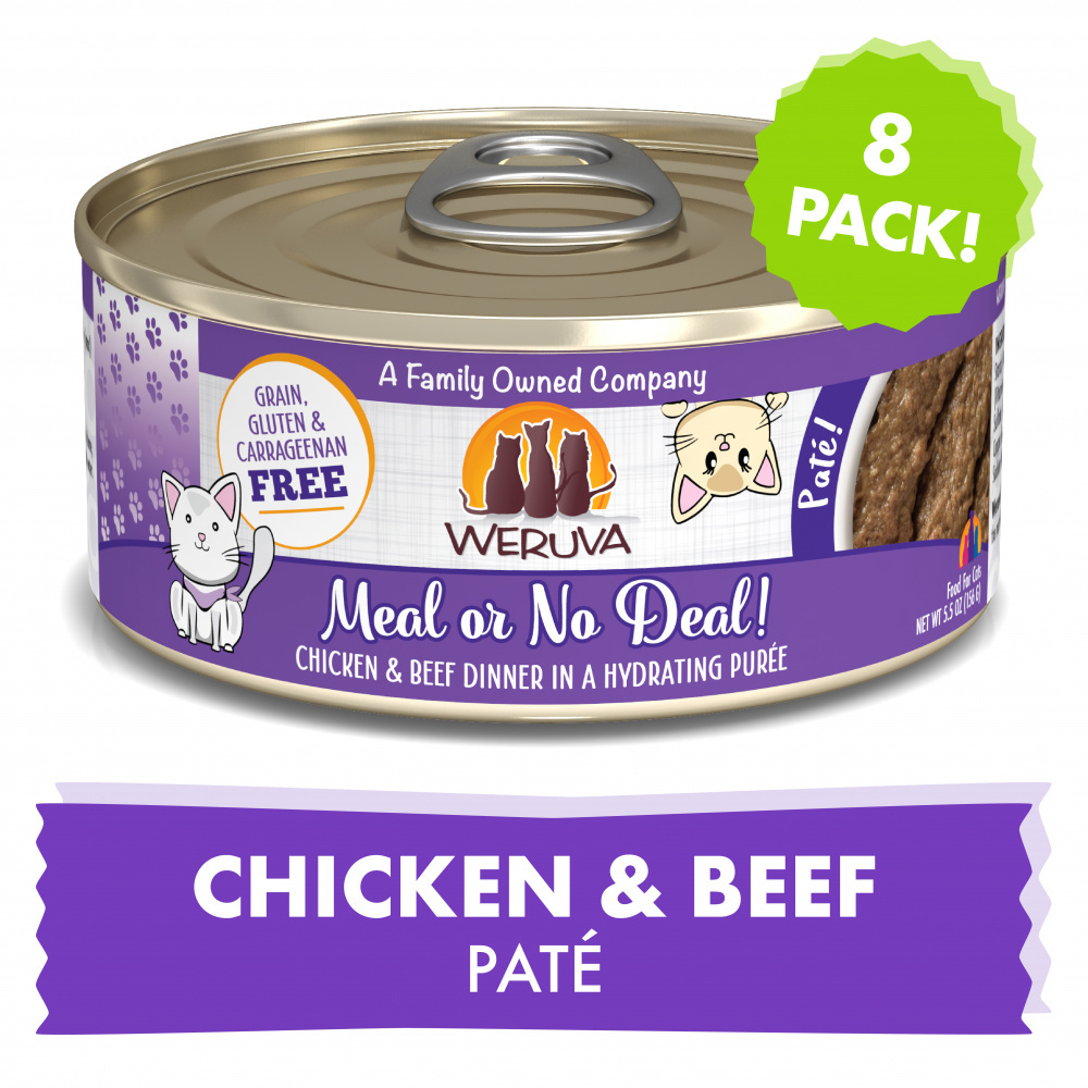 
                  
                    Weruva Classic Cat Pate Meal or No Deal! with Chicken & Beef Canned Cat Food
                  
                