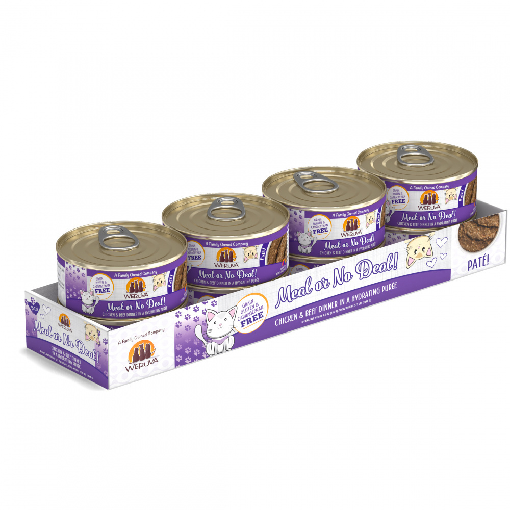 
                  
                    Weruva Classic Cat Pate Meal or No Deal! with Chicken & Beef Canned Cat Food
                  
                