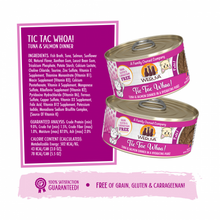 Load image into Gallery viewer, Weruva Classic Cat Pate Tic Tac Whoa! With Tuna &amp; Salmon Canned Cat Food