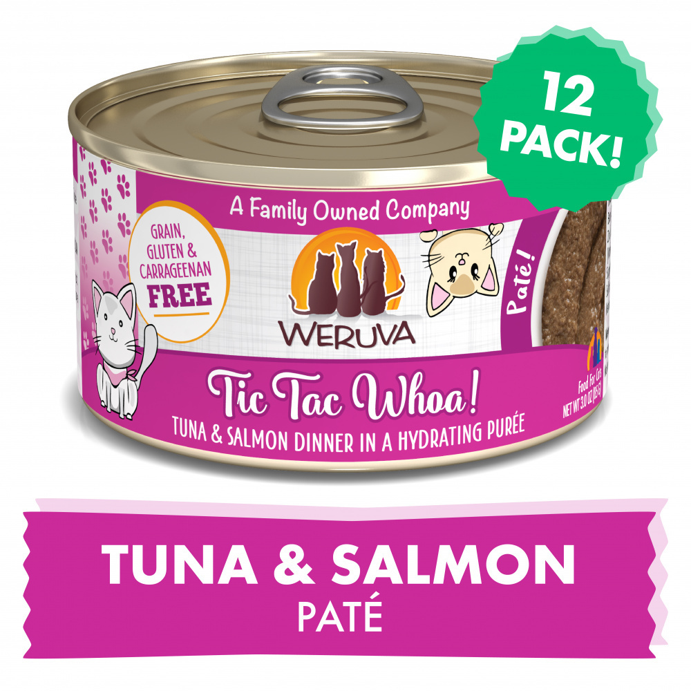 
                  
                    Weruva Classic Cat Pate Tic Tac Whoa! With Tuna & Salmon Canned Cat Food
                  
                