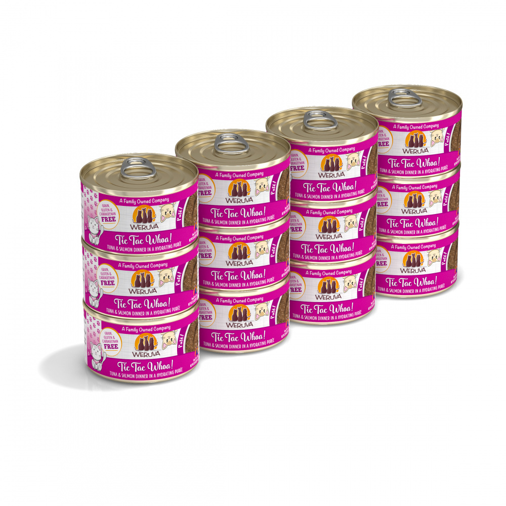 
                  
                    Weruva Classic Cat Pate Tic Tac Whoa! With Tuna & Salmon Canned Cat Food
                  
                