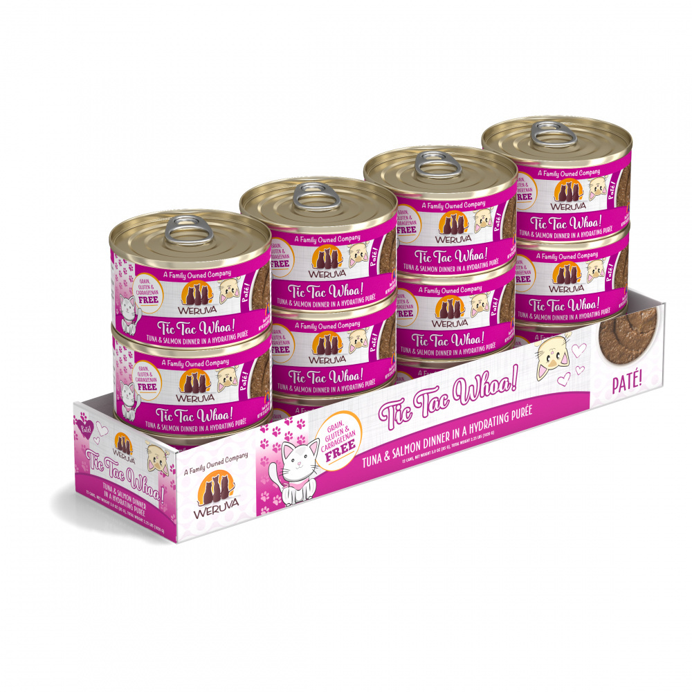 
                  
                    Weruva Classic Cat Pate Tic Tac Whoa! With Tuna & Salmon Canned Cat Food
                  
                