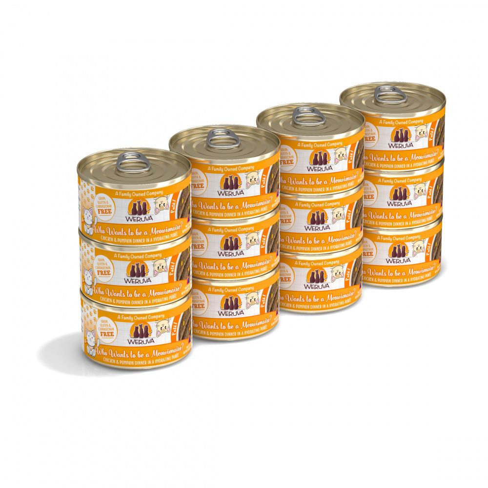 
                  
                    Weruva Classic Cat Pate Who wants to be a Meowionaire with Chicken & Pumpkin Canned Cat Food
                  
                
