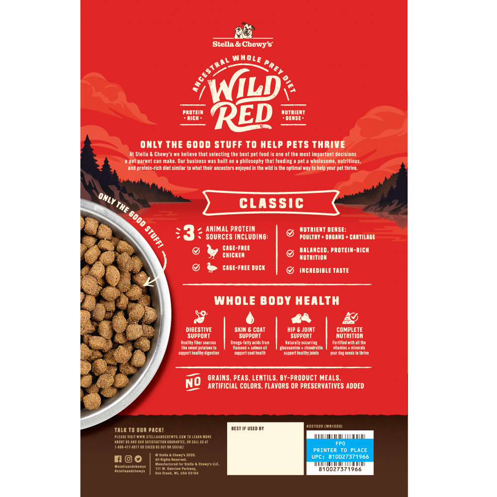 
                  
                    Stella & Chewy's Wild Red Wet Dog Food Variety Pack Stews High Protein Recipes
                  
                