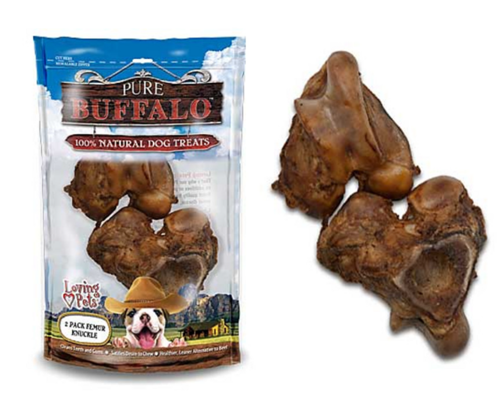 Pure Buffalo Meaty Femur Knuckle Dog Treats