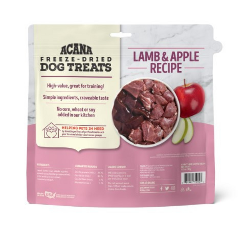 
                  
                    ACANA Singles Freeze Dried Dog Treats Grain Free Lamb & Apple Recipe
                  
                