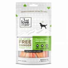 Load image into Gallery viewer, I and Love and You Grain Free Free Ranger No Stink Bully Stix Dog Treats