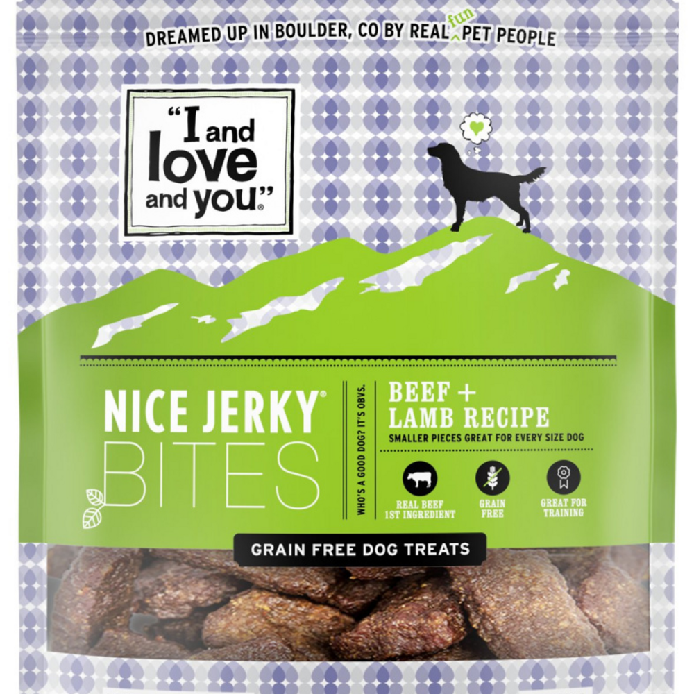 I And Love And You Nice Jerky Grain Free Beef & Lamb Dog Treats