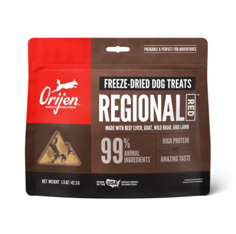 
                  
                    ORIJEN Freeze Dried Regional Red Dog Treats
                  
                