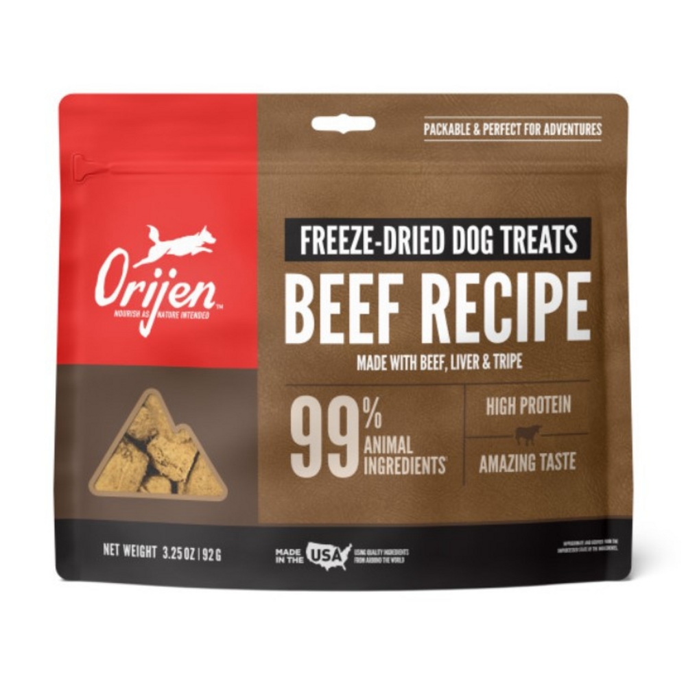 
                  
                    ORIJEN Freeze Dried Ranch Raised Beef Dog Treats
                  
                