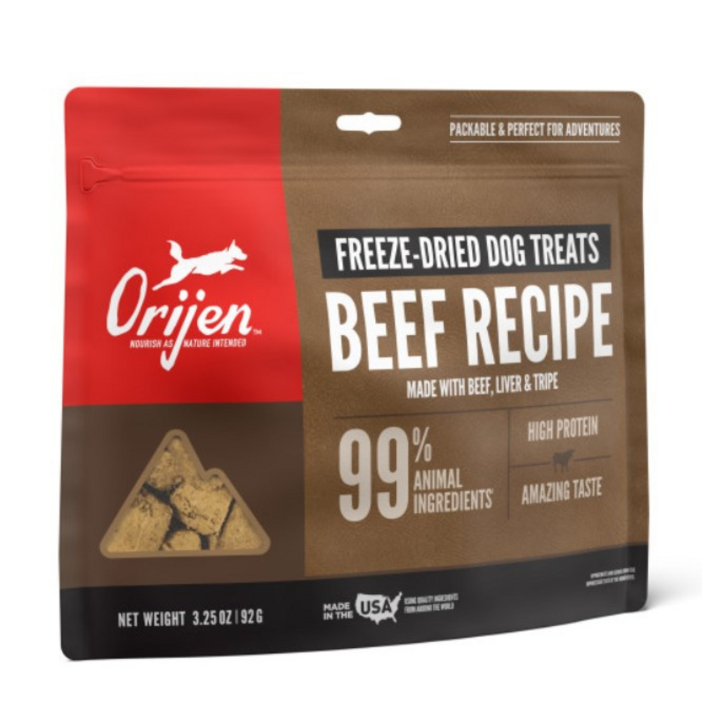 ORIJEN Freeze Dried Ranch Raised Beef Dog Treats